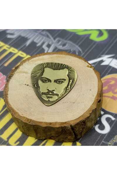 luffy design Barış Akarsu Metal Gitar Penası 1mm Kalınlık Sarı pirinç Lazer K...