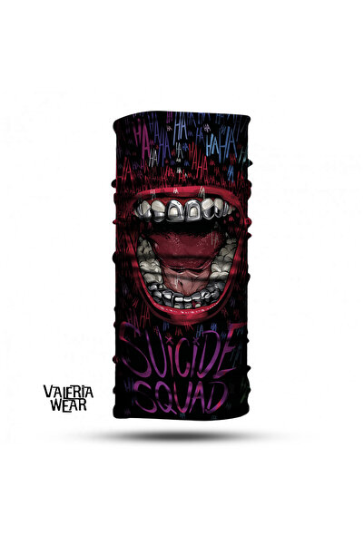 Vwear Suicide Squad نمط طوق الرقبة برتقالي باف باندانا عقال