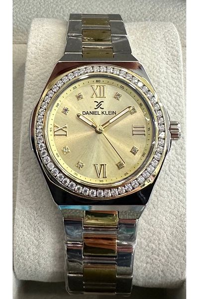 Daniel Klein Women's Wristwatch Original New Season with Steel Bracelet Gift
