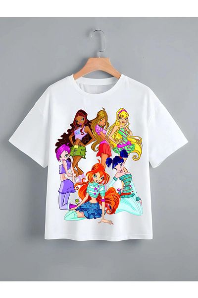 Pisa Art Детска тениска с щампа на Winx Club Tecna Muisa