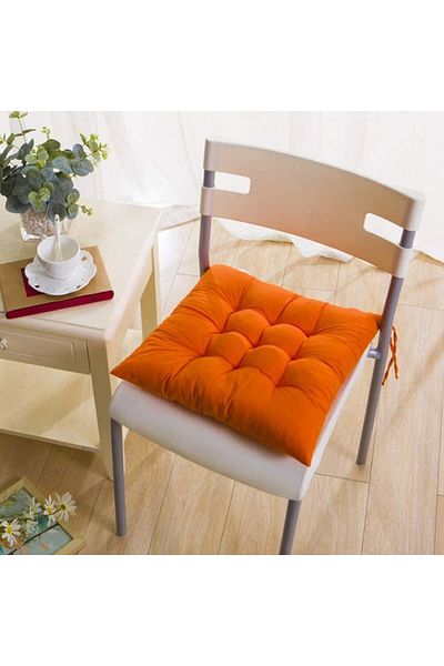 Çınar Reklam & Dış Ticaret Chair Cushion 1 Piece Orange
