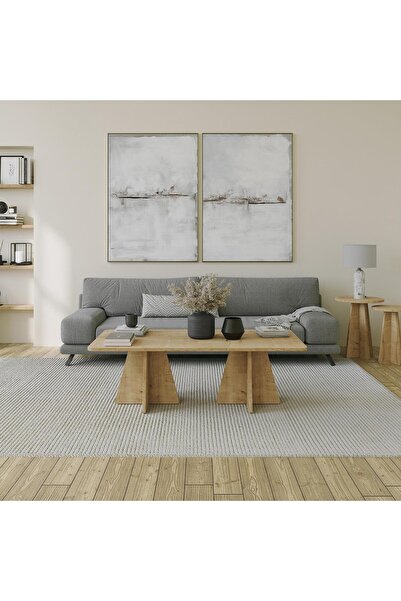 NEOstill -Dikdörtgen Mushroom Orta Sehpa/Safir Meşe