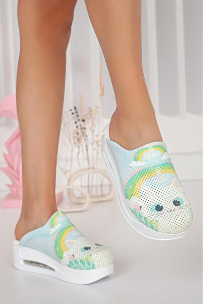 Dr. Mitra Air Sole Doctor Nurse Hospital Bucătar Papuci cu model