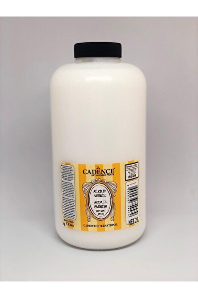 Cadence Boya 2'lt Su Bazlı Akrilik Vernik Yarı Mat