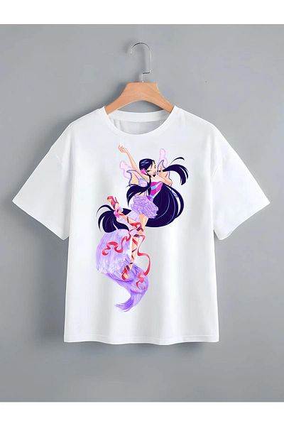 Pisa Art Детска тениска с щампа на Winx Club Tecna Muisa