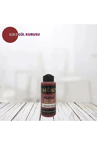 Cadence Boya Cadence Premium Akrilik 6263 Gül Kurusu - 120ml