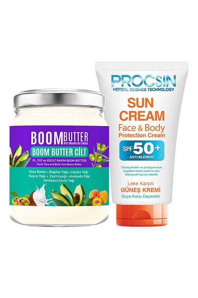 BOOM BUTTER Sunscreen and Skin Care Oil Pack