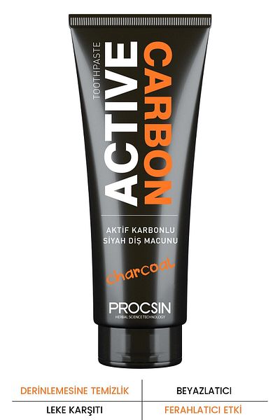 PROCSIN Whitening Toothpaste for Activated Carbon Stains 80ML