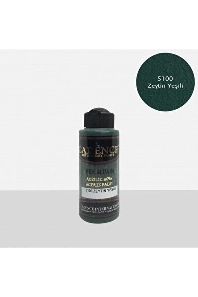Cadence Boya Premium Akrilik 120ml - 5100 Zeytin Yeşili