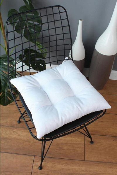 Çınar Reklam & Dış Ticaret Pofidik White Chair Cushion