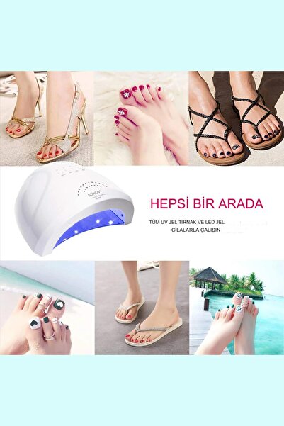 Uniquem Sun One Uv Led Yavaş Hızlı Ayarlı 24-48W Profesyonel Usb Girişli Prot...