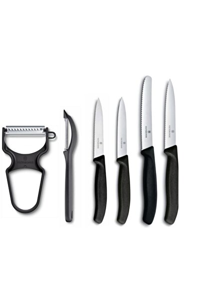Victorinox Siyah Soyacak Seti 6 Parça