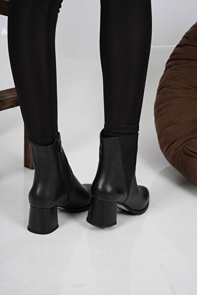 Osso Hakiki Deri Kadın Topuklu Bot 222127208