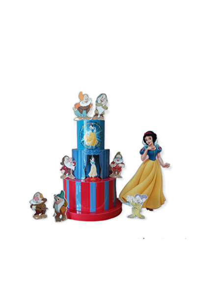 Surpriscake Maket pasta Pamuk prenses ve 7 cüceler temalı