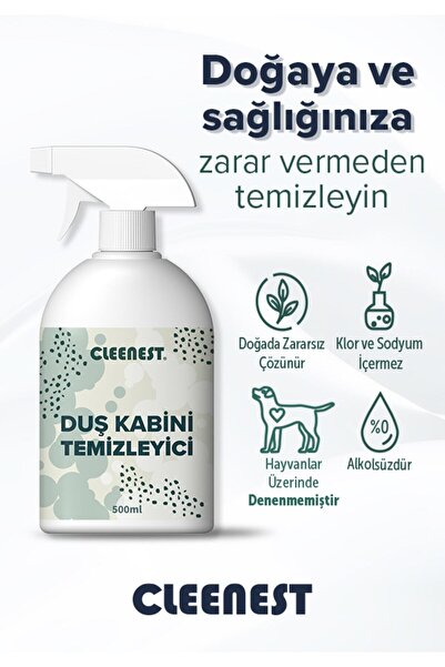 Cleenest Duş Kabini Temizleyici | Limon Asitli & Bor Katkılı | Kireç Karşıtı ...