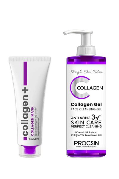 PROCSIN Collagen Mask and Cleansing Gel Package