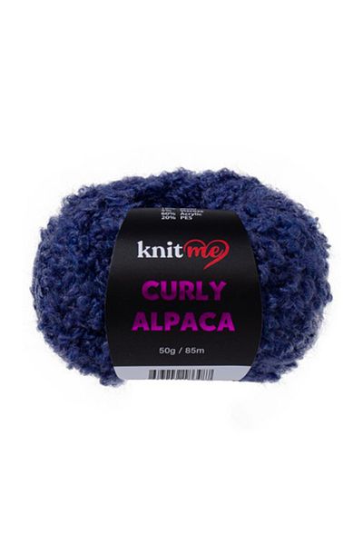 knitme 5 τμχ Μαλακό βελούδινο σχοινί με μπούκλες από μαλλί αλπακά με σγουρή υφή KC11