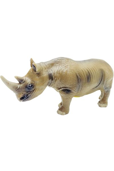 toysandmore Rhino Toy Soft Soft Meat Material 19 Cm