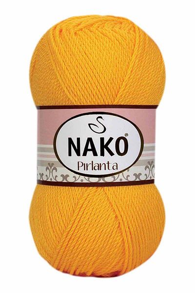 NAKO Diamond Amigurumi Πλεκτό Νήμα Χεριού 5 Συσκευασία Κίτρινο 184