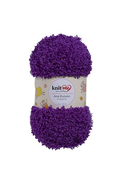 knitme 721 Μοντέλο Μητρικής Κότας - 5 Τεμάχια Knit Me Χειροποίητο Νήμα, Μωβ