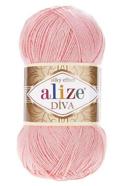 Alize 5 Pieces Diva Mercerized Thread Summer Bikini Bustier Blouse Knitting Thread Salmon 830