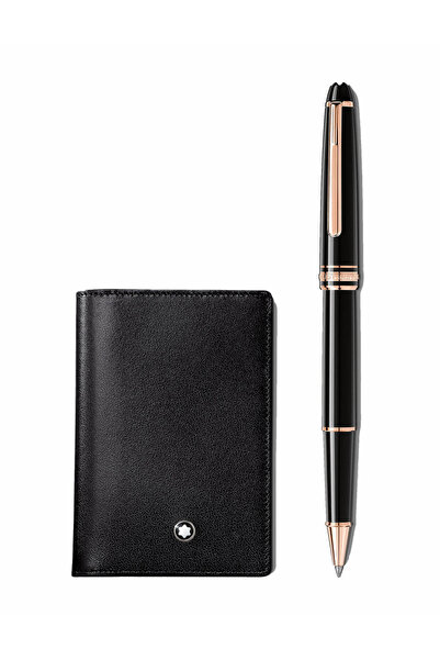 Montblanc Meisterstück Rollerball ve Kartvizitlik Set 130451