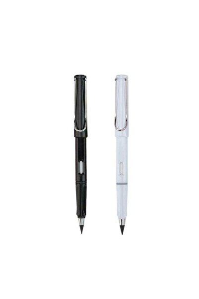 Art Tone YENİ TEKNOLOJİ BİTMEYEN KURŞUN ESKİZ KALEMİ SİYAH BEYAZ 2 ADET SET