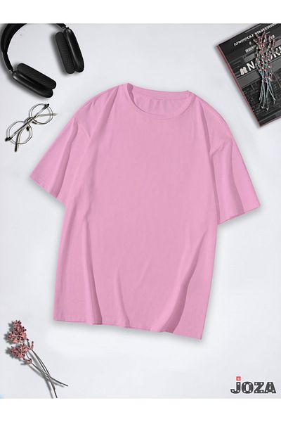 Joza Outdoors Γυναικεία ανδρική μπλούζα Unisex βαμβακερή υπερμεγέθη πολύχρωμη μη εκτυπωμένη μονόχρωμη λαιμόκοψη καλοκαιρινή μπλούζα