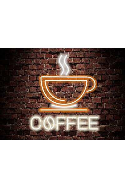En Güzel Günde Coffee Neon Led Işıklı Yazı 45*50 Cm