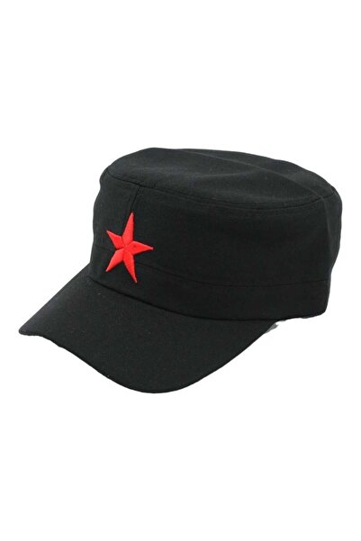 Trenderrs قبعة كاسترو مرصعة بالنجوم من القطن للجنسين