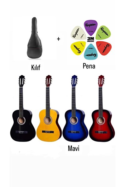 3M Atölye 3m Klasik Gitar 4/4 Tam Boy Gitar Seti