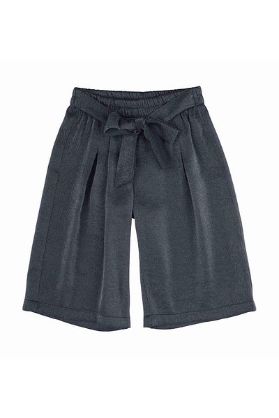 best kids Girl's Indigo Shiny Textured Loose Trousers