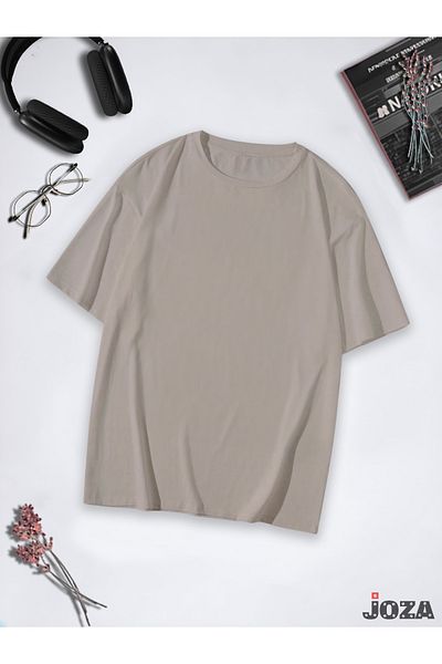 Joza Outdoors Γυναικεία ανδρική μπλούζα Unisex βαμβακερή υπερμεγέθη πολύχρωμη μη εκτυπωμένη μονόχρωμη λαιμόκοψη καλοκαιρινή μπλούζα