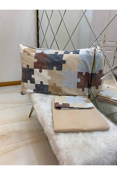 Özcan Ev Tekstil Ranforce Single Sheet Pillow Set 100% Cotton