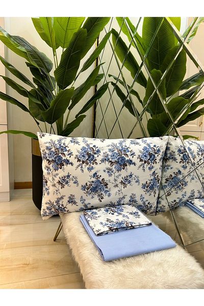 Özcan Ev Tekstil Set de perne pentru cearșaf de pat Life