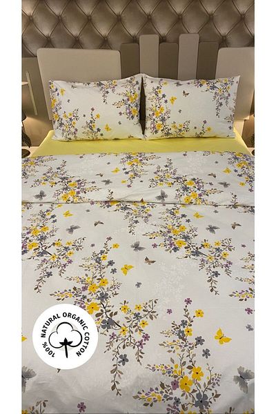 Özcan Ev Tekstil 100% Cotton Single Duvet Cover Set