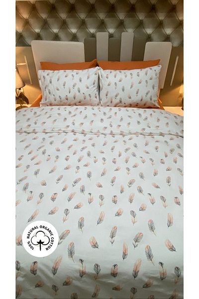 Özcan Ev Tekstil Cotton Double Duvet Cover Set