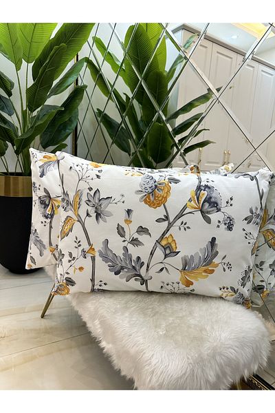 micoton Gold Pillow Case Set of 2 100% Cotton
