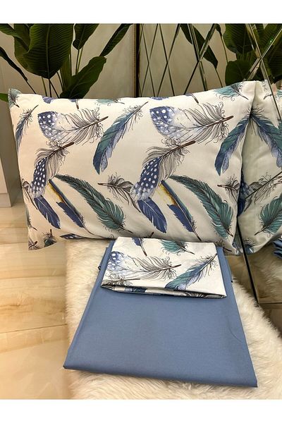 Özcan Ev Tekstil Life Double Charafe Set with Pillows