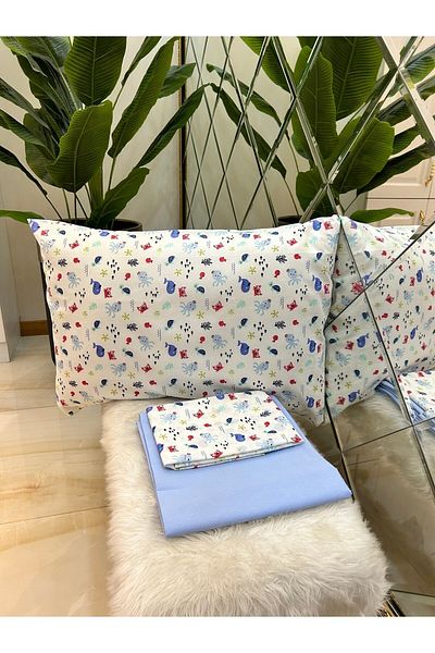 Özcan Ev Tekstil Set de perne pentru cearșaf de pat Life