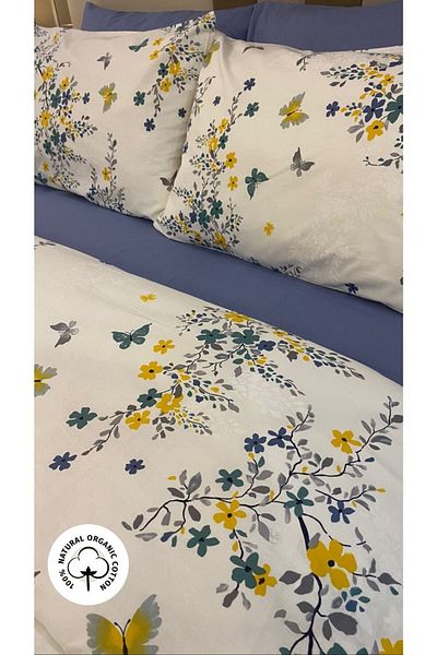 Özcan Ev Tekstil 100% Cotton Single Duvet Cover Set