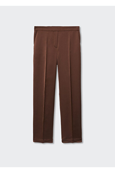 MANGO Woman Çikolata Kadın Pantolon  37065908