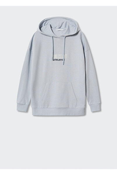 MANGO Kids Kız Çocuk Gök mavisi Sweatshirt