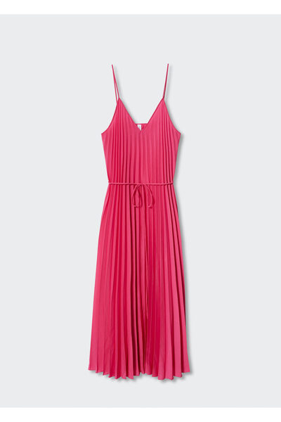 MANGO Woman Fuşya Kadın Elbise  37032888