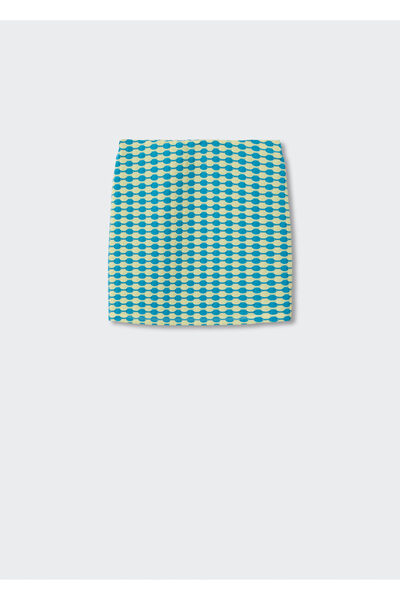 MANGO Woman TURQUESA Kadın Yetişkin Etek  37041315