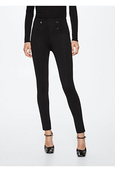 MANGO Schwarze Damenstrumpfhose 37075823