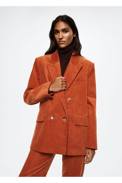 MANGO Woman Πορτοκαλί Γυναικείο Σακάκι Μπλέιζερ37086706
