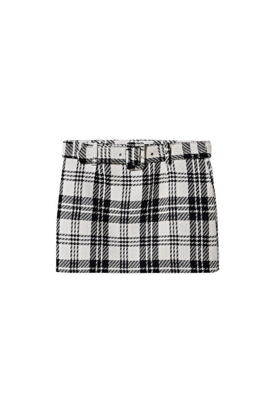 MANGO Woman Beyaz Kadın Etek  37037757