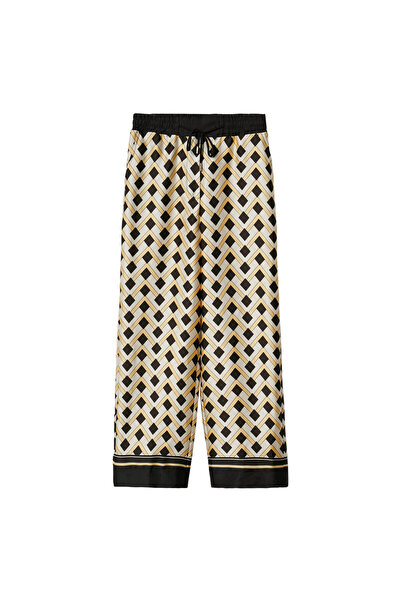 MANGO Woman Sari Kadın Yetişkin Pantolon  37035969