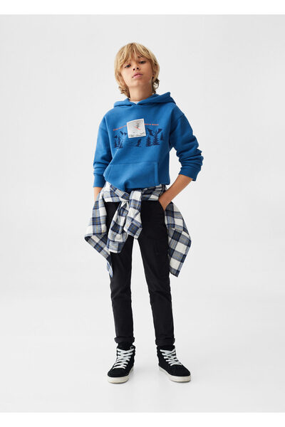 MANGO Kids Μπλε αγορίστικο φούτερ37057880